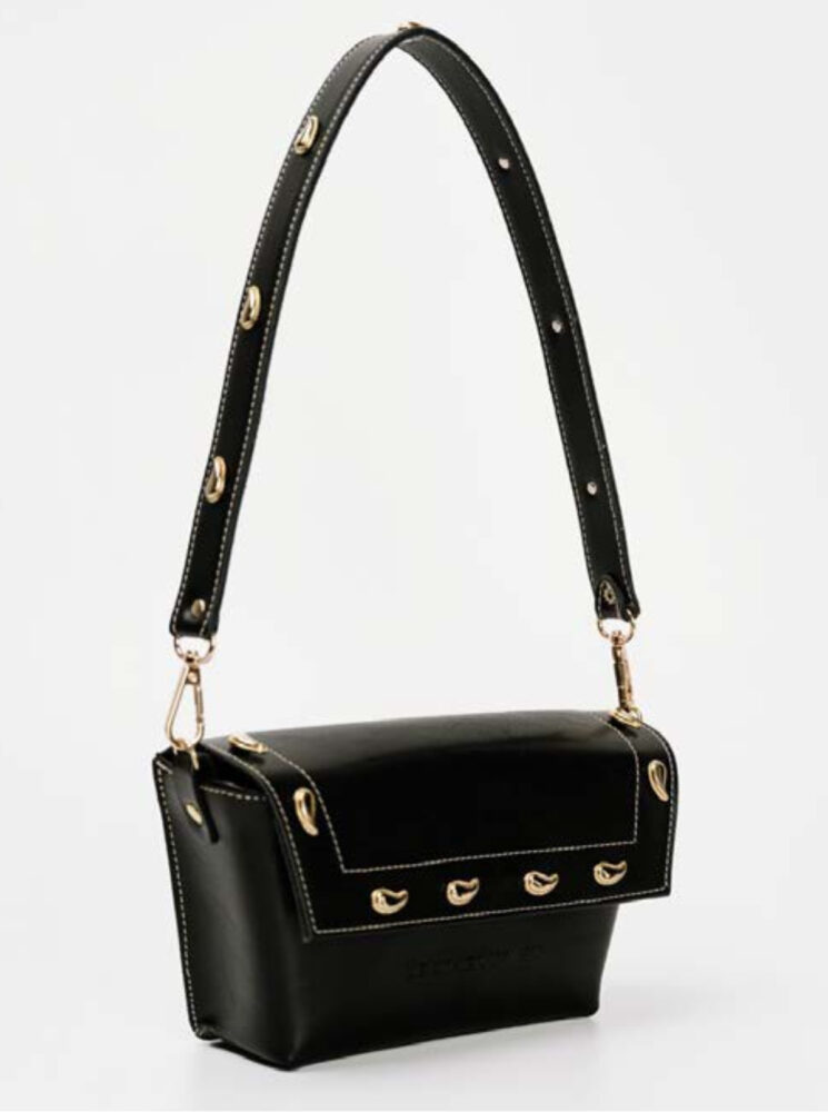 Tears of Gold (Black) - Leather Twist