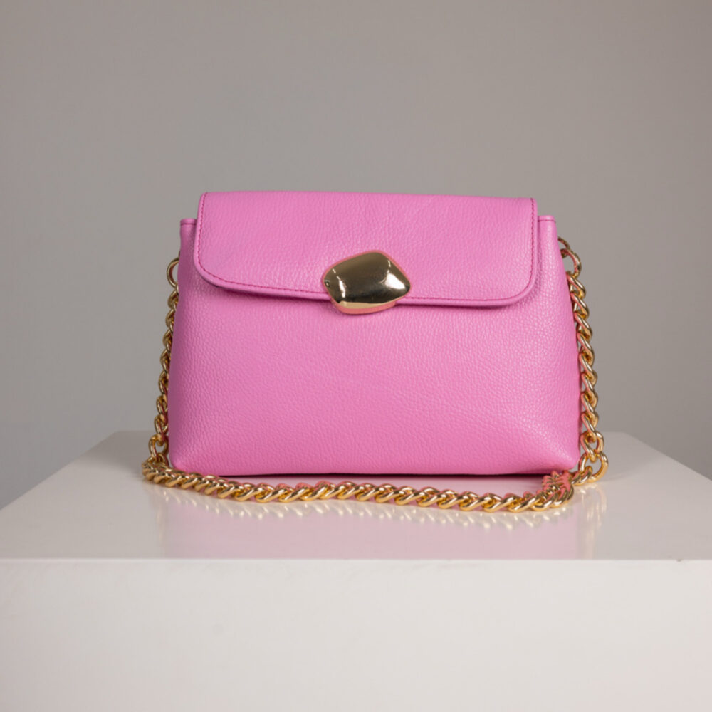 Donna Medium (bubblegum pink dolaro genuine leather) - Clic Jewels