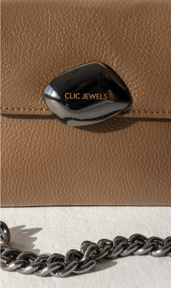 Ciara Large (choco brown dolaro genuine leather) - Clic Jewels