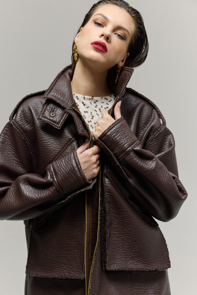 Bellini Jacket (Brown) - Hemithea