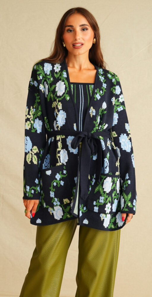 Pixel Rose Gardigan - Trikogia