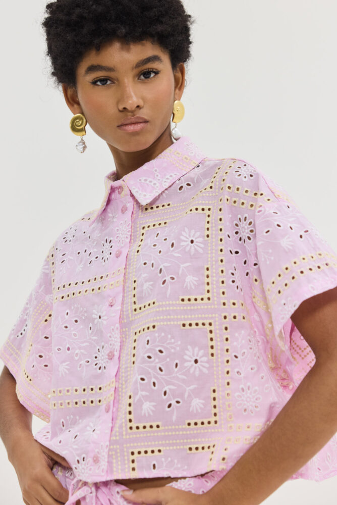 Rio Shirt (Pink) - Hemithea