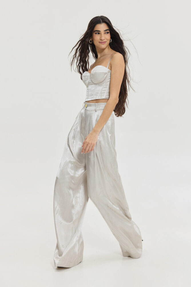 Martha Pants (Silver) - Hemithea