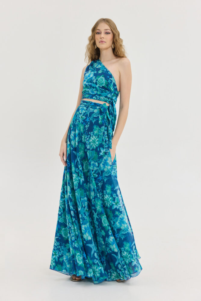 Dalia Skirt (Dark Blue) - Hemithea