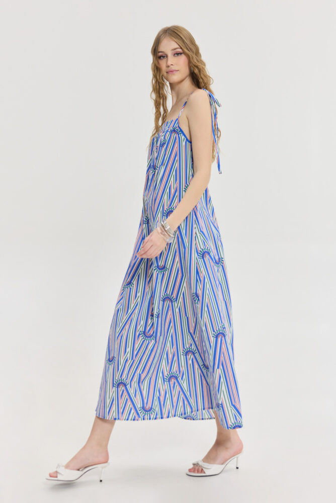Feya Dress (Blue) - Hemithea