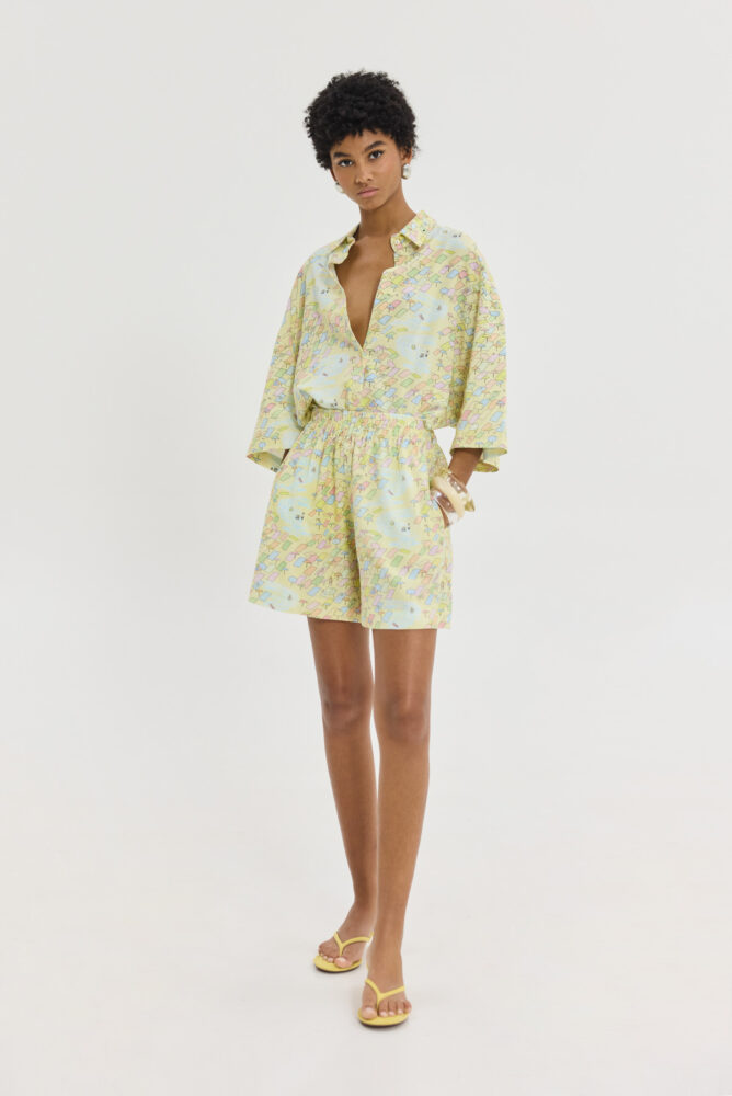 Toulouse Shorts (Green) - Hemithea