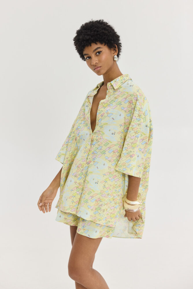 Granada Shirt (Green) - Hemithea