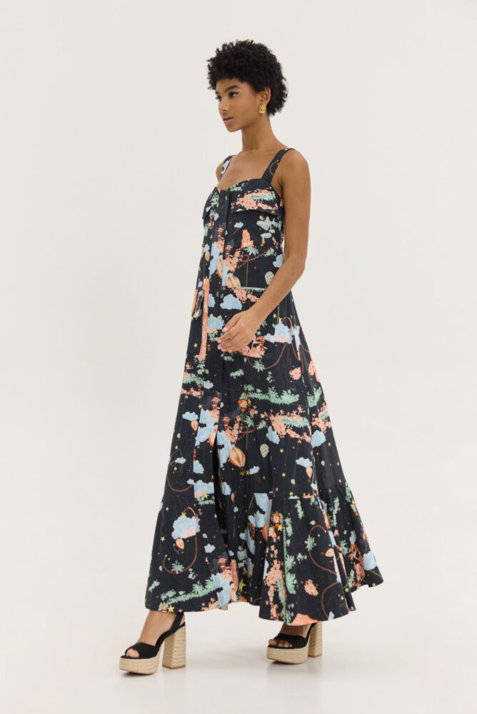 Star Dress (Black) - Hemithea