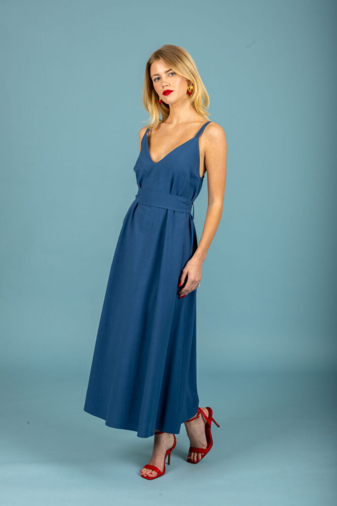 Dorian dress (Blue) - Chaton