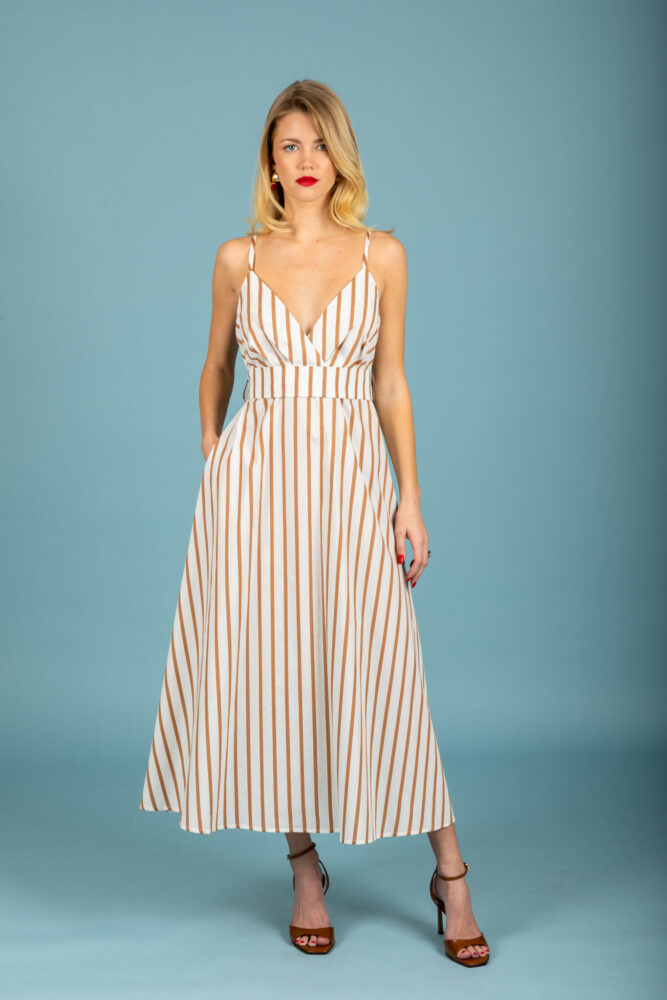 Kallia dress (Brown) - Chaton