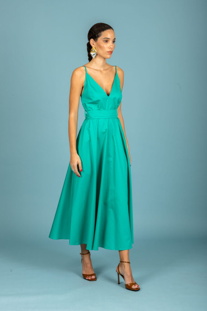 Nina dress (Emerald) - Chaton