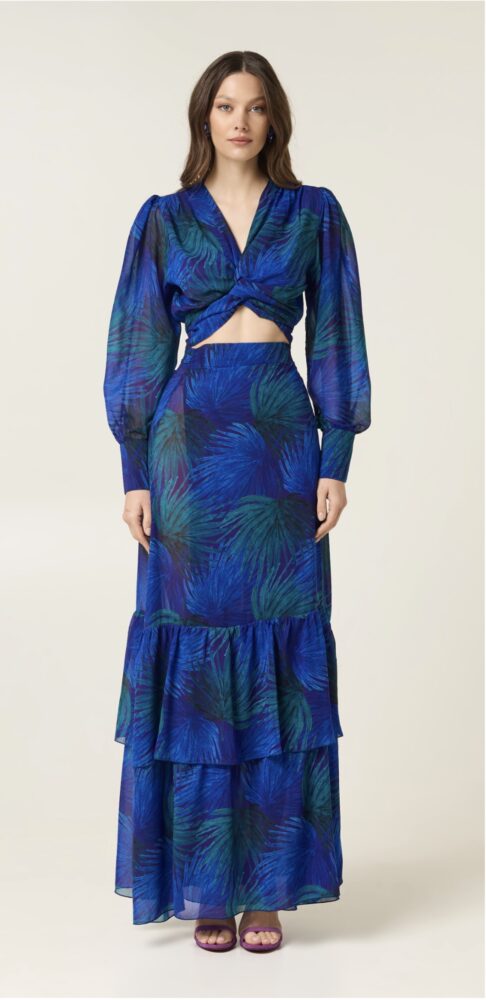 Palmera Maxi Polymorphic Wrap Skirt - Eveleya