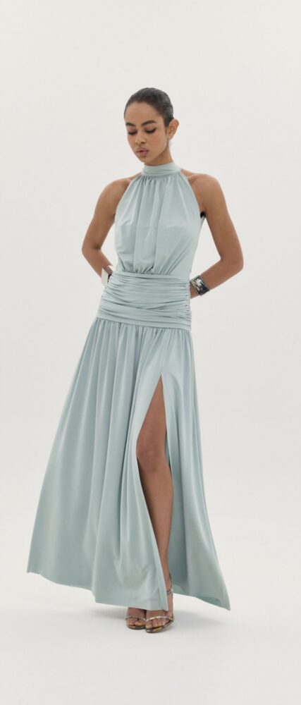 Ivana Maxi Dress (Light Blue) - Anna Samouka