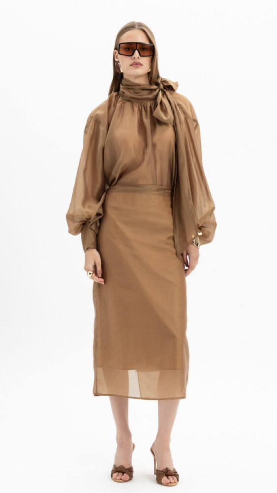 Blake Mocca Blouse - MYT