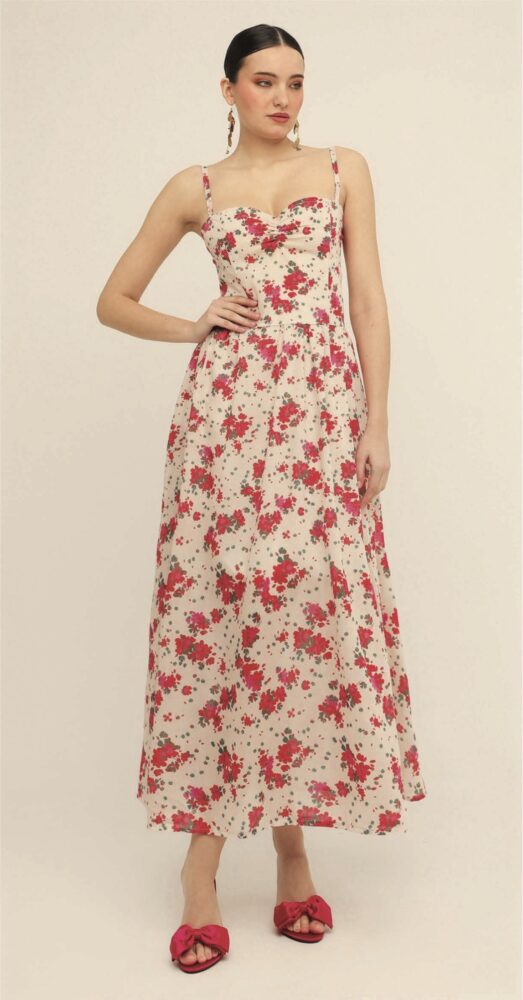 Valentina Ivory Mixi Dress - BeeMe