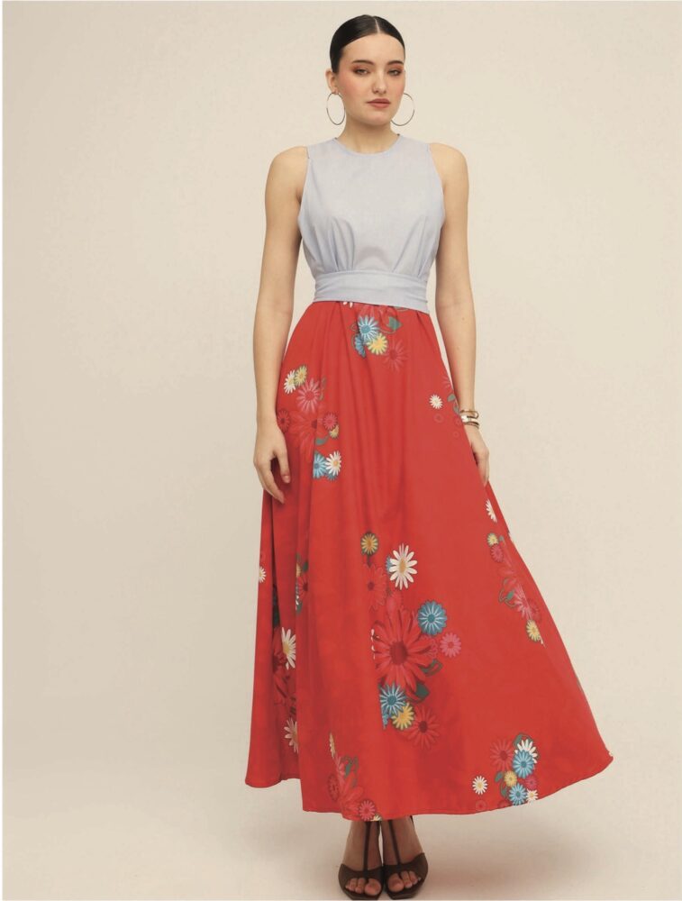 Daisy Mixi Red Dress - BeeMe