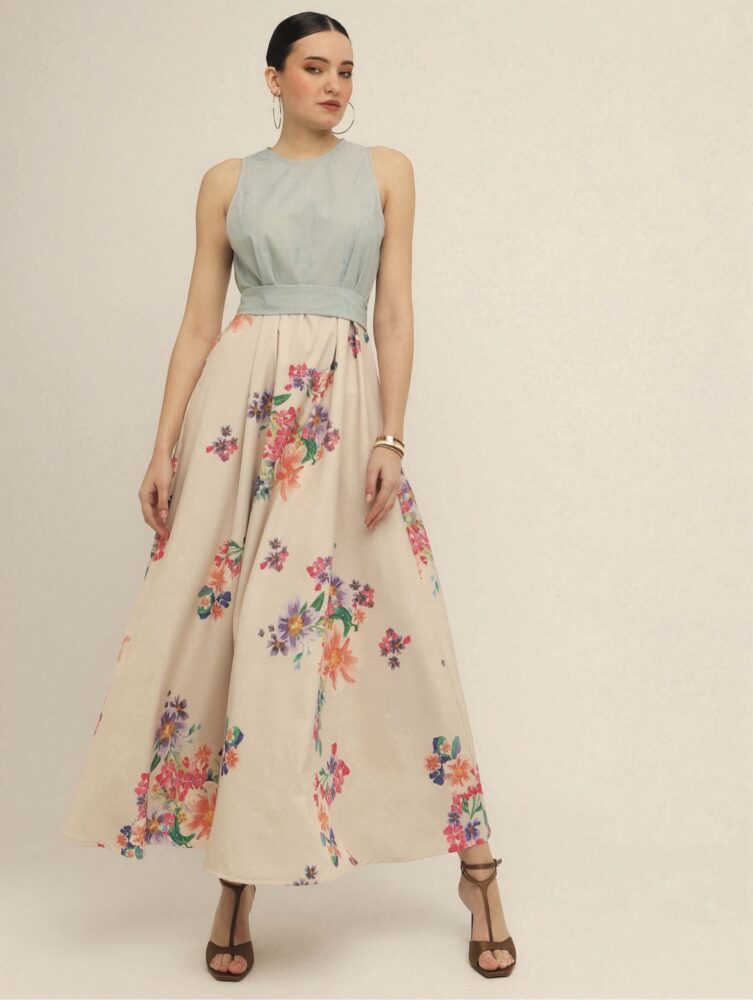 Daisy Mixi Ivory Dress - BeeMe
