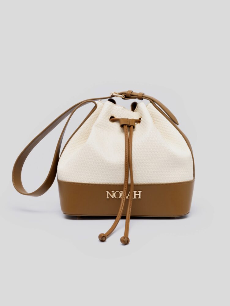 Felicity Cream Brown Bag - Nolah