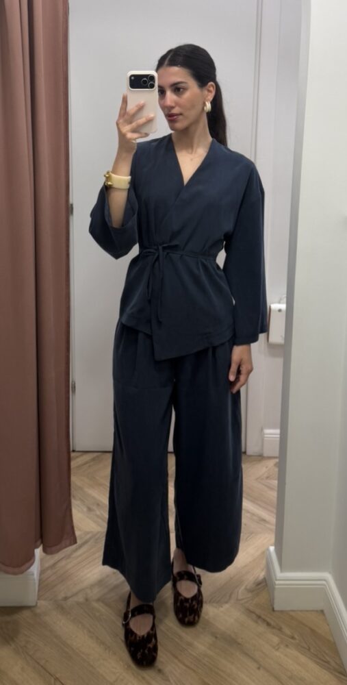 Blue Wide Leg Pants - MYT