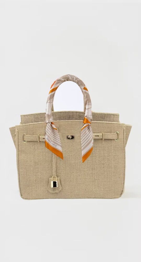 Monte Carlo Large Raffia Handbag - Cabanni