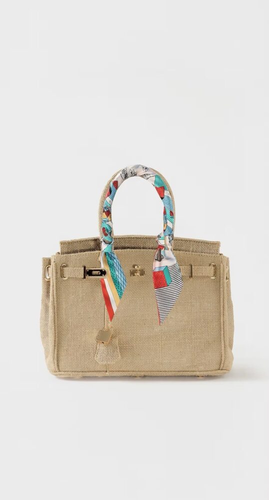 Monte Carlo Small Raffia Handbag - Cabanni