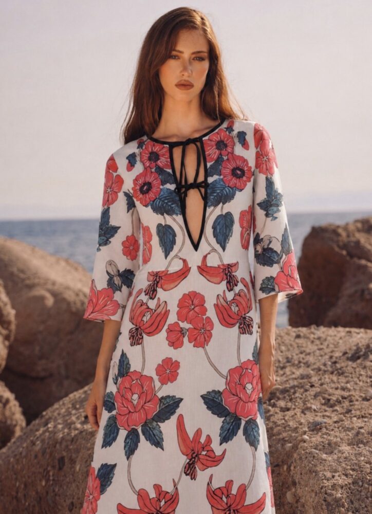 Sunset Botania Long Dress - Eirianna The Brand