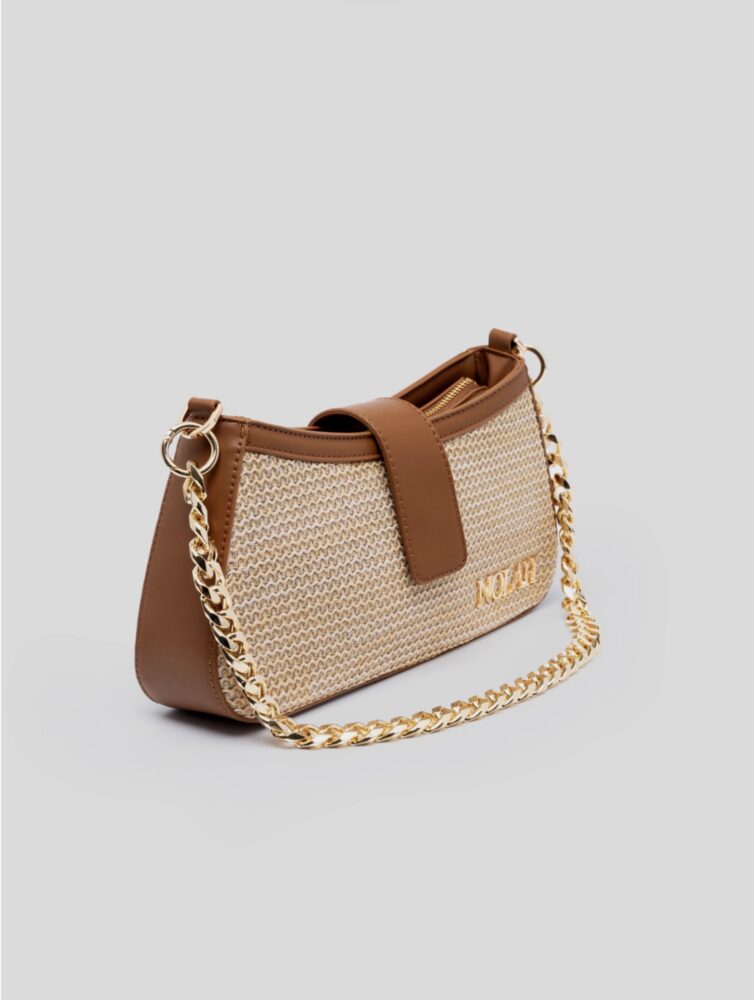 Riviera Beige-Brown Bag - Nolah
