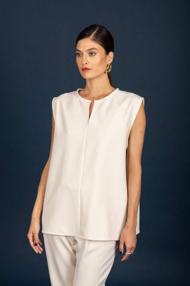 Marton Oversize Top (Vanilla) - Chaton