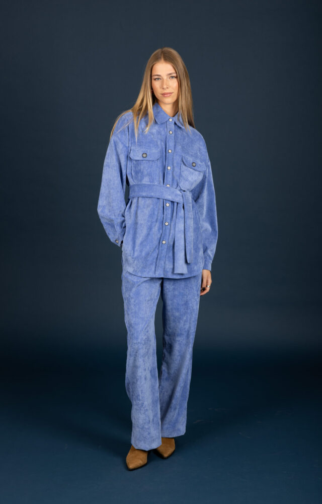 Gwen Oversize Shirt (Dark Ciel) - Chaton
