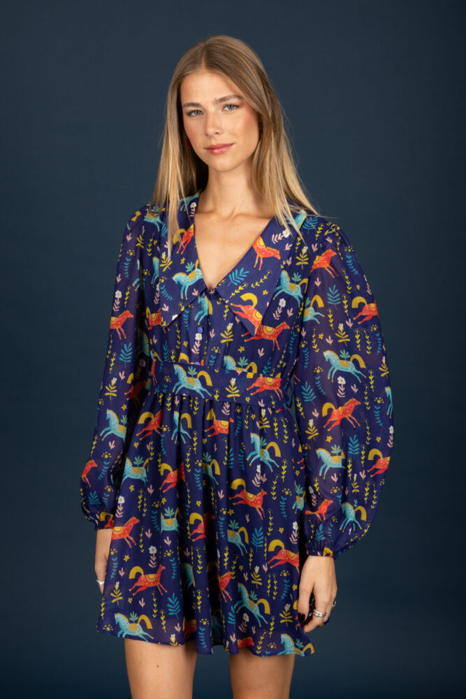 Laurel Chiffon Dress - Chaton