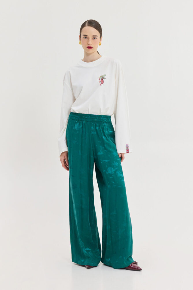 Chad Pants (Jacquard Green) - Hemithea
