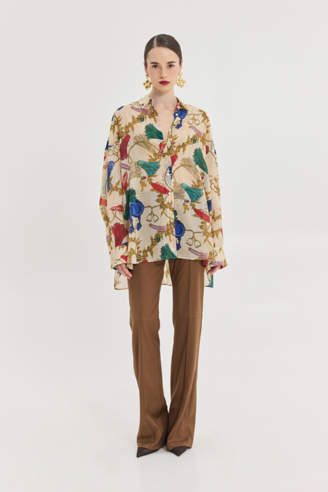 Heather Shirt (Gold) - Hemithea
