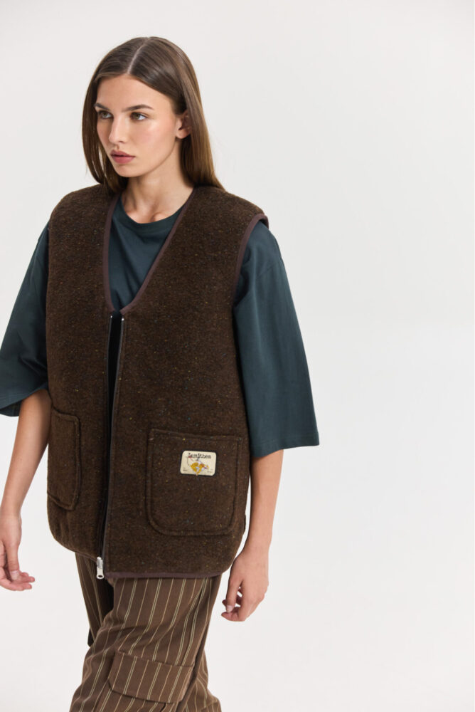 Tito Vest (Brown) - Hemithea