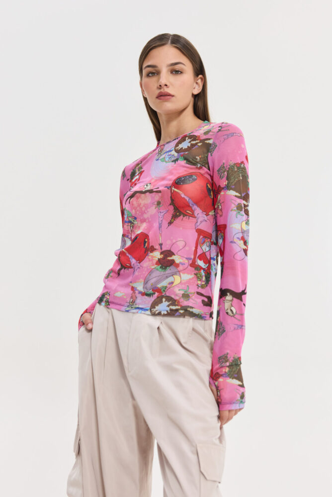 Sora Top (Fuchsia) - Hemithea