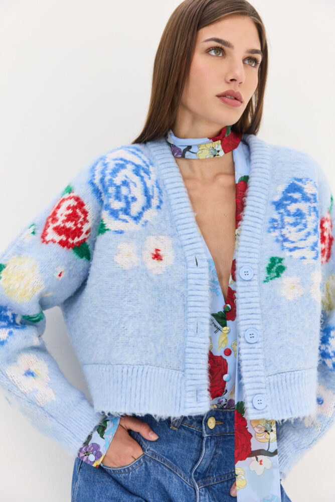 Capricorn Cardigan (Light Blue) - Hemithea