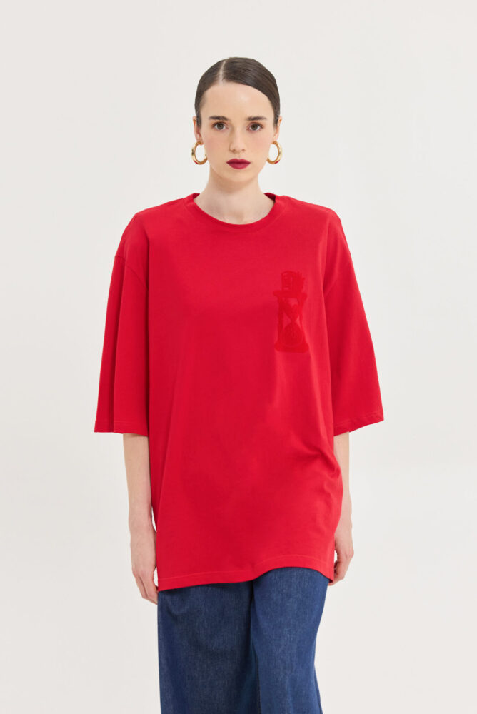 Sahara T-Shirt (Red) - Hemithea