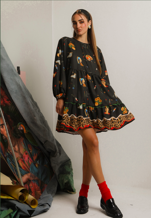 Lumi Mini Leopard Dress - BeeMe