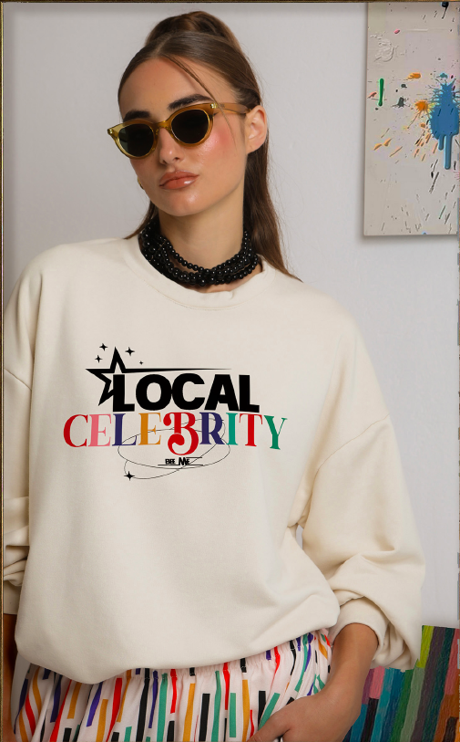 Celebrity Ivory Sweatshirt - BeeMe