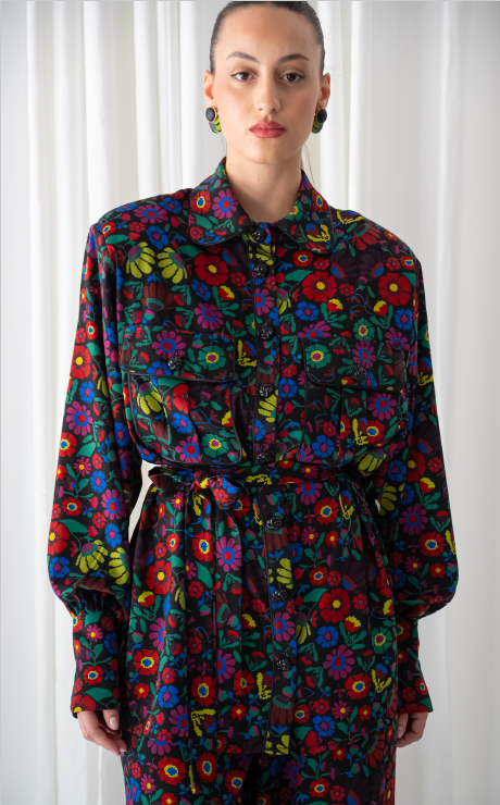Garden of Love Safari Oversized Shirt - Georgina Trikogia