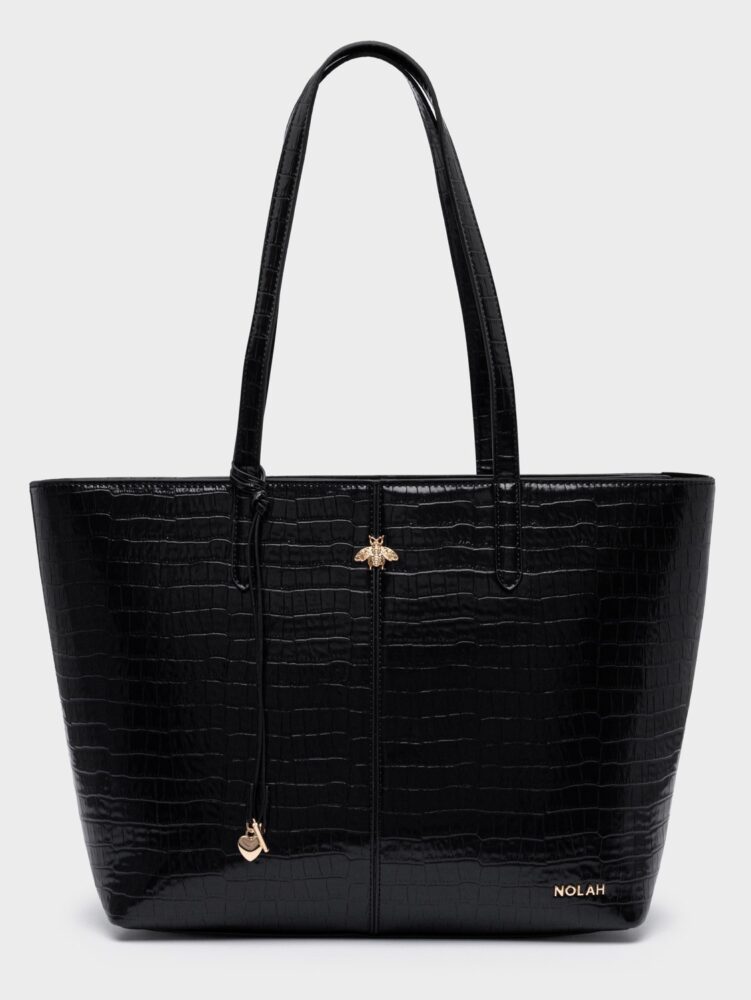 Eduina Black Tote Bag - Nolah