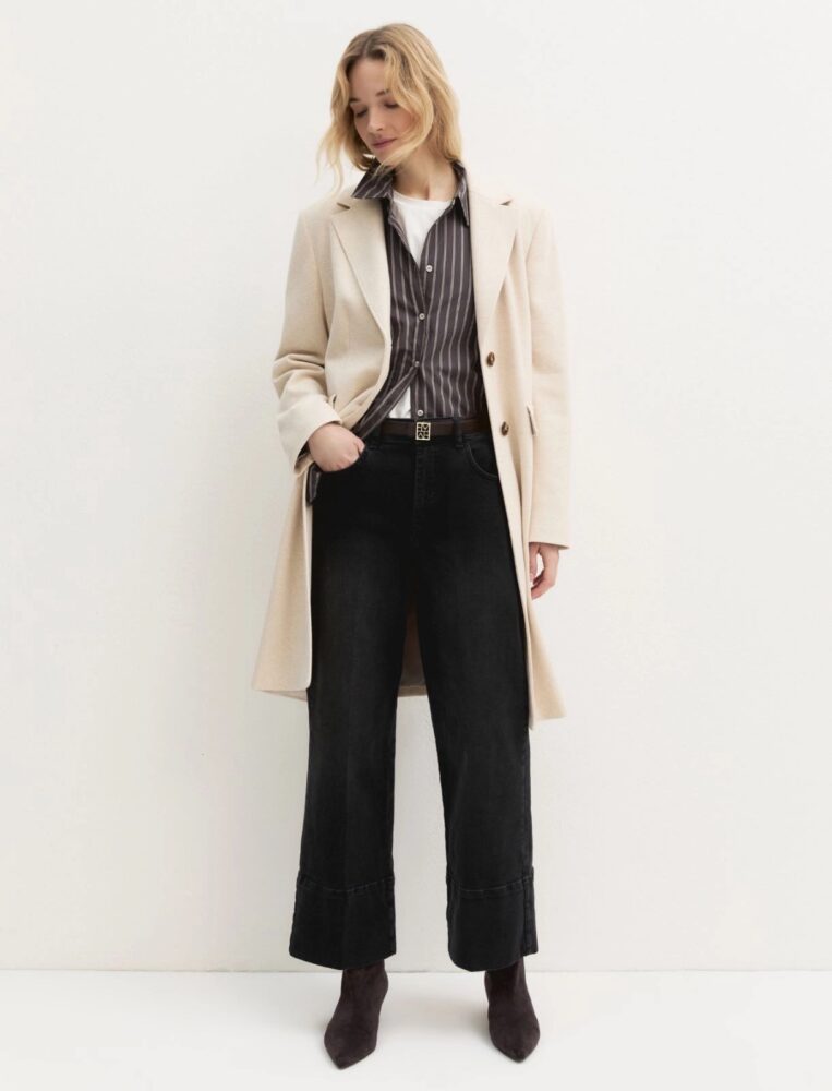 Emmcropped Jeans (Black) - Emme Marella