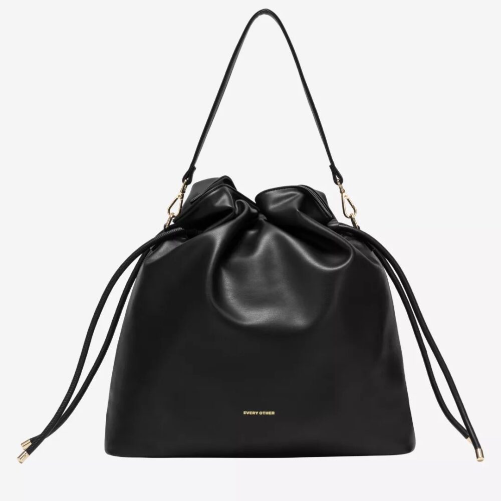 Bijou Black Cinch Shoulder Bag - Every Other