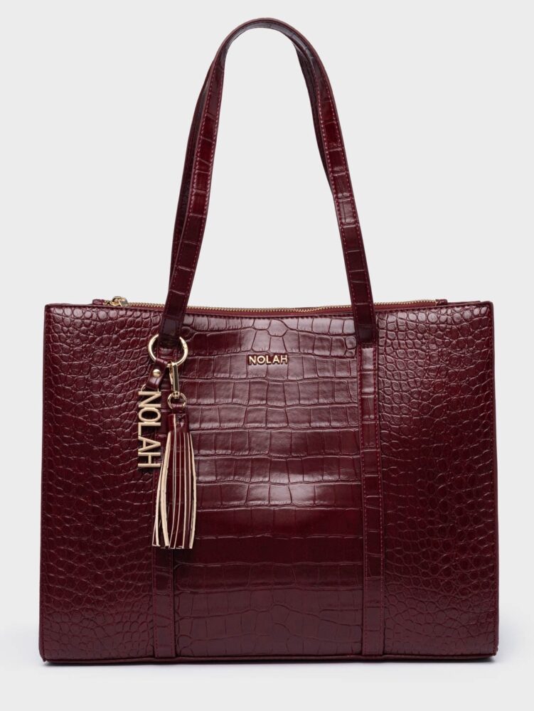 Melody Burgundy Tote Bag - Nolah