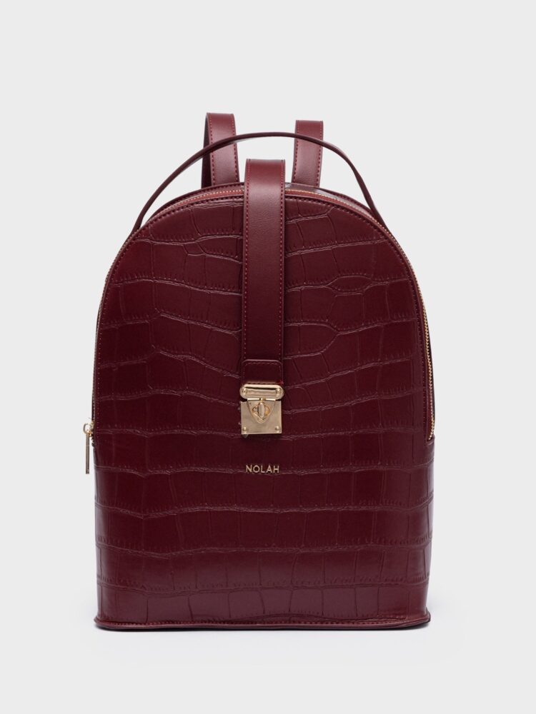 Domino Burgundy Backpack - Nolah