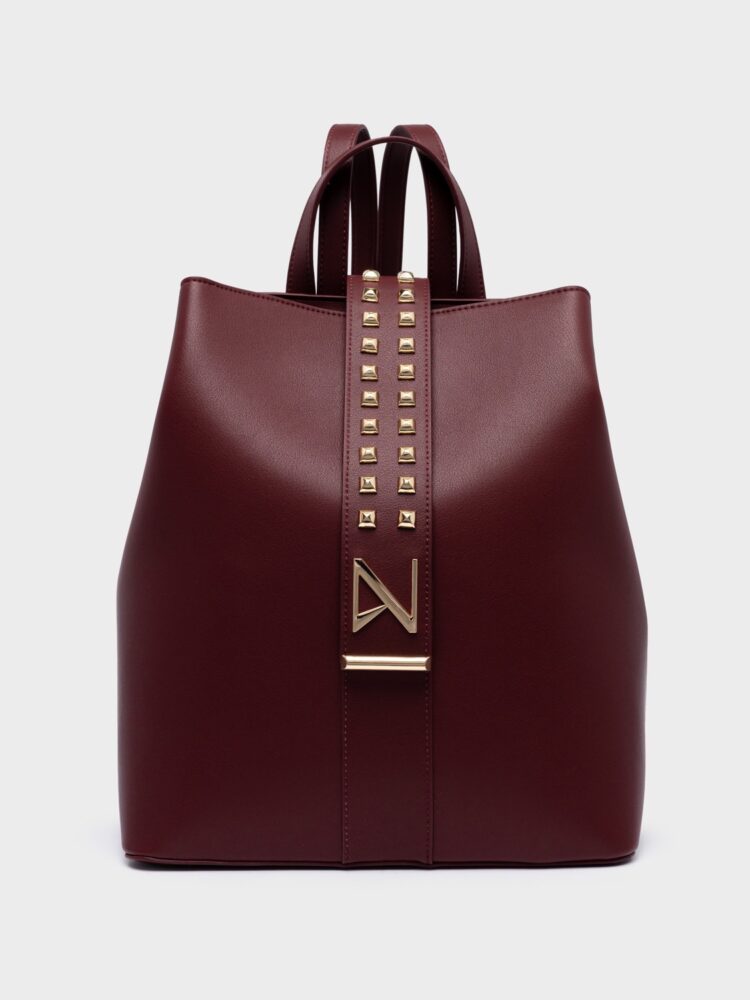 Studsole Burgundy Backpack - Nolah