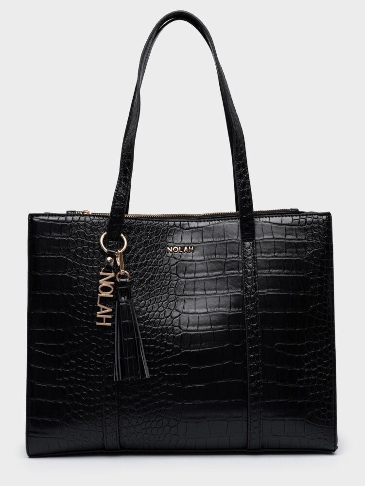 Melody Black Tote Bag - Nolah