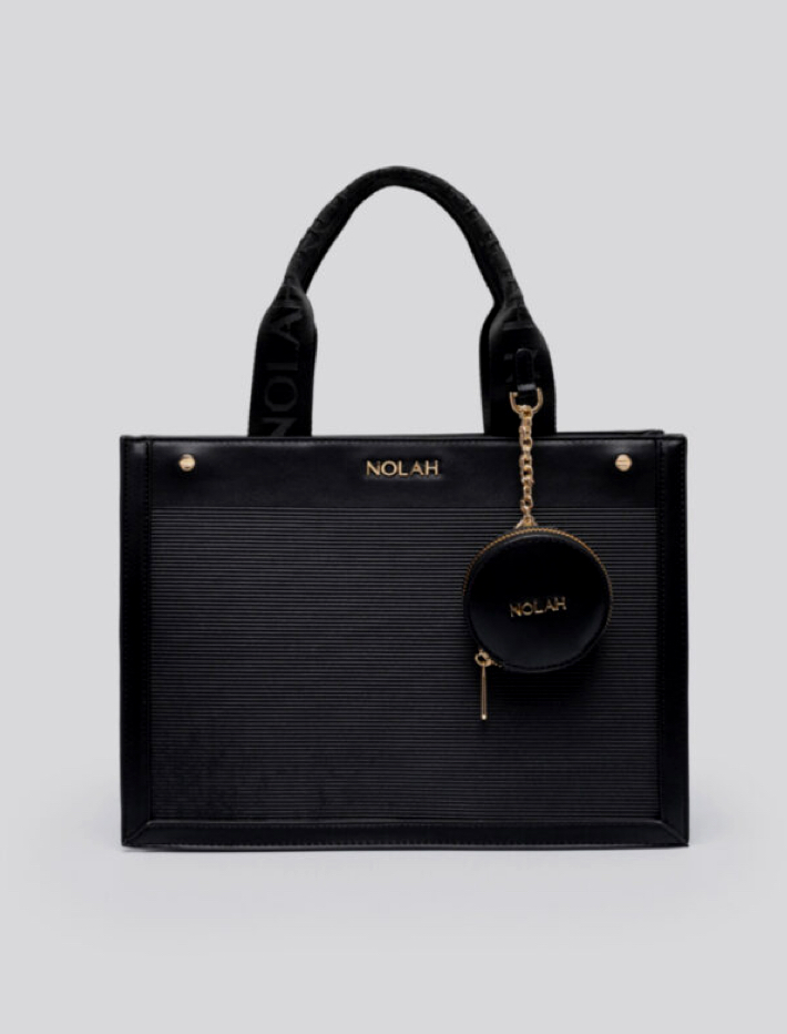 Tote Black Light Gold - Nolah