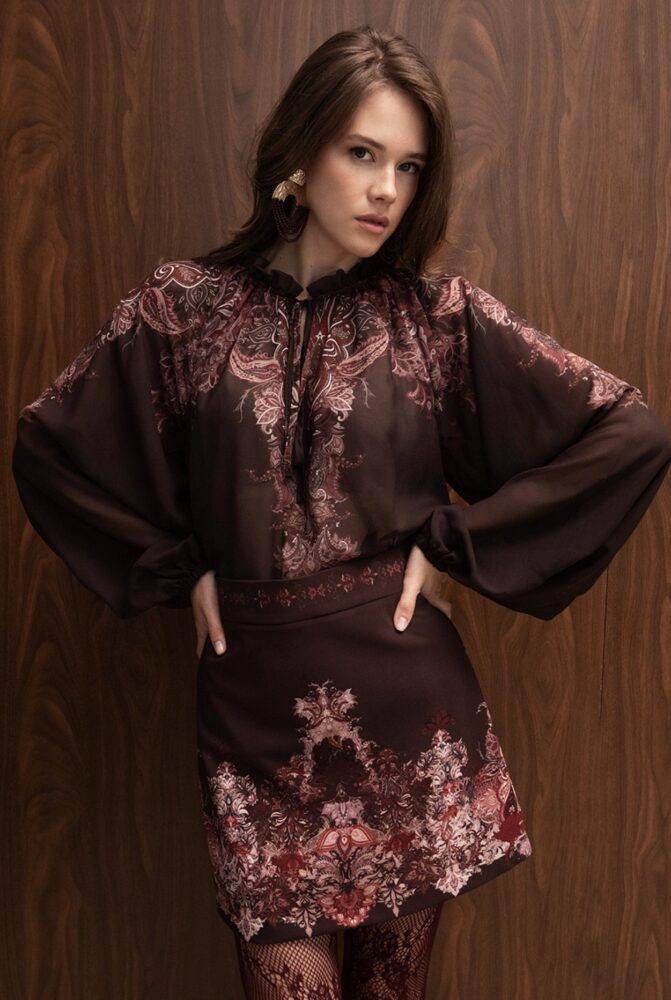 Bohemia Paisley Blouse - Eveleya