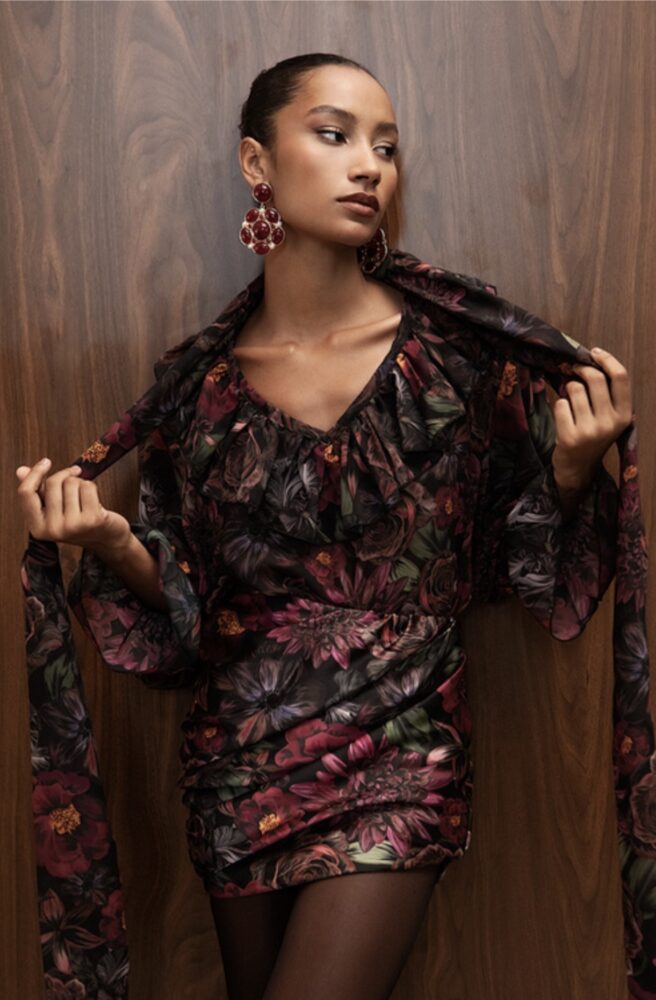 Lilith Ruffle Blouse - Eveleya